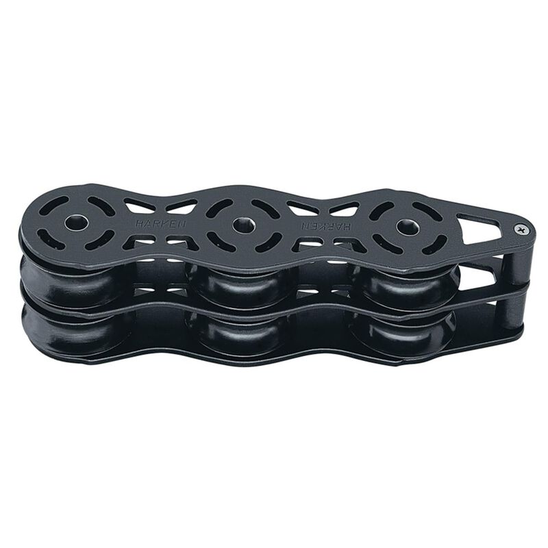 Harken 57mm Cruising ESP Double Stack Deck Organizer, 6-Sheave | For Sailing | by West Marine