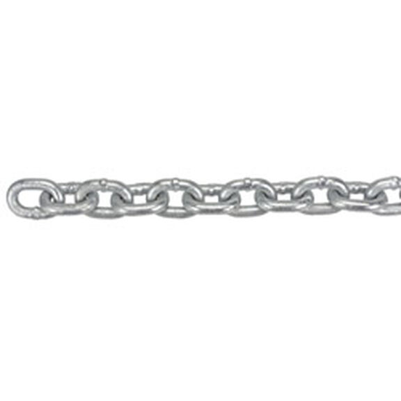 5/16" Grade 70 Chain, Inside Link Length: 1.010", MWL: 4700lb., Breaking Strength: 14100lb., Weight: 1.00lb./ft., Standard Pack: 100' image number 0