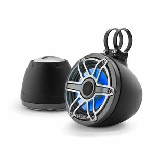M6-650VEX-Mb-S-GmTi-i 6.5" Coaxial Speakers with Transflective&trade; LED Lighting, Titanium Sport Grille