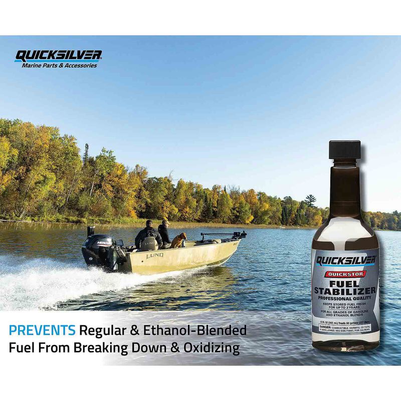 8M0047922 Quickstor Fuel Treatment and Stabilizer, 12 oz. image number 1
