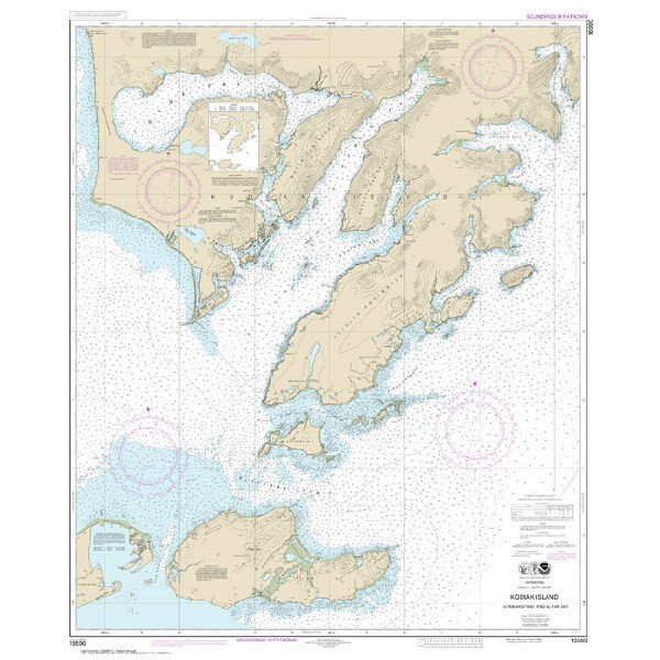 #16590 Kodiak Island Sitkinak Strait & Alitak Bay