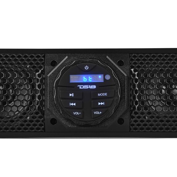 24" Marine Sound Bar Speaker System, 6 Speakers 600 Watts, Bluetooth&reg; v5.0, Rotating Control Panel image number 4