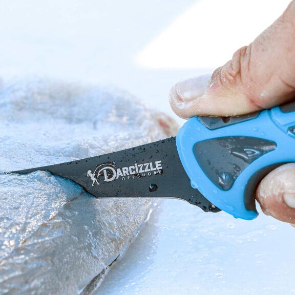 Darcizzle 51319 6" Curved Flex Fillet Knife, Blue image number 1