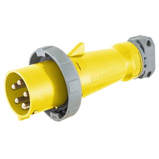 Hubbell Marine Pin & Sleeve Plug, 4P5W, 100A 277/480V