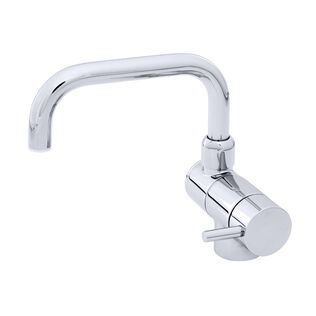 Aidack Folding Faucet, Cold Only, Angled Spout, Chrome