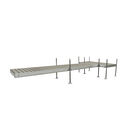 T-Shaped Aluminum Frame with PVC Gray Decking Complete Dock Packages image number 2