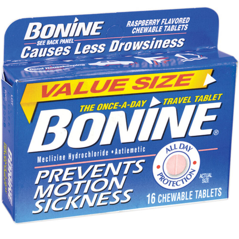 ADVENTURE MEDICAL KITS Bonine Motion Sickness Pills, Value Size West