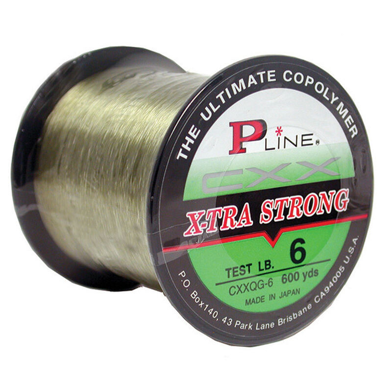 P-LINE X-Tra Strong Mono Line, Moss Green, 600 yds.