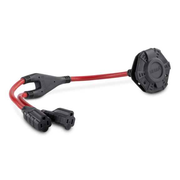 AC Inlet Port with Twin 18" Extension Cord image number 0