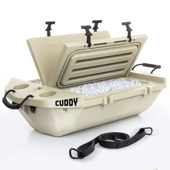 40qt. Cuddy Floating Cooler and Dry Storage Vessel, Amphibious Hard Shell Design image number 0
