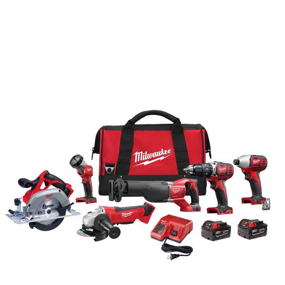M18&trade; Cordless Lithium-Ion 6-Tool Combo Kit image number 0