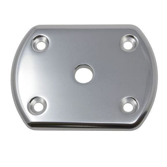 4-3/8" X 3" Radiused Pad, 4-Hole image number 0