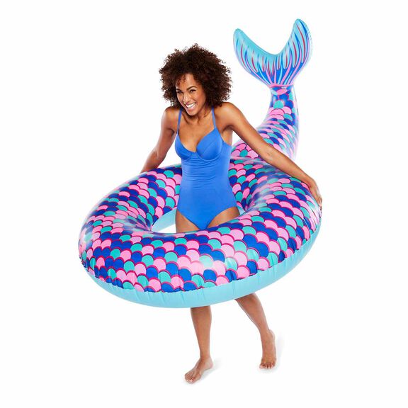 Giant Mermaid Tail Pool Float image number 1