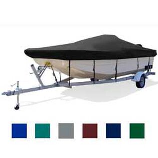 Center Console Bay Boat Cover, OB, Black, Hot Shot, 22'6"-23'5", 96" Beam