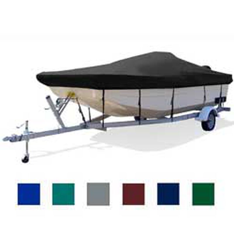 Center Console Bay Boat Cover, OB, Pacific Blue, Hot Shot, 15'5"-16'5", 90" Beam image number null