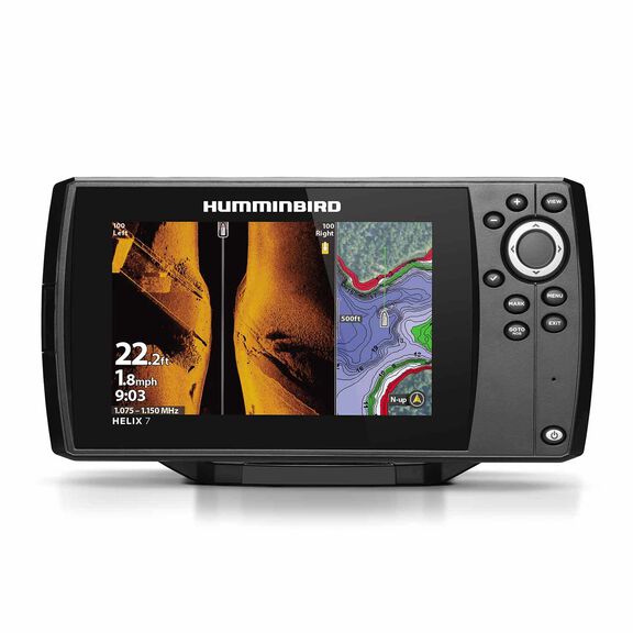 Helix 7 Chirp MSI GPS G3 Fishfinder/Chartplotter Combo with Transducer and Navionics+ Charts image number 0