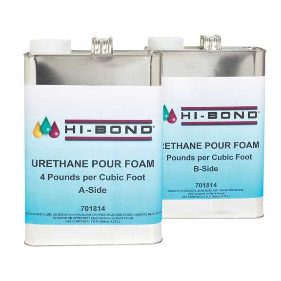 Hi-Bond Pour Foam 2 Gallon Kit (A-Side/B-Side), 4 lbs. Density, 22lbs image number 0