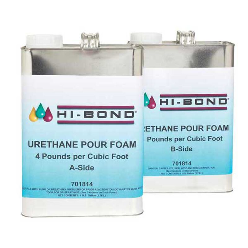 Pour Foam 2 Gallon Kit (A-Side/B-Side), 4 lbs. Density, 22lbs image number 0