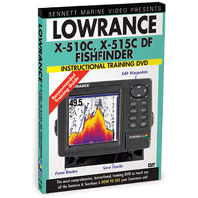 Lowrance X-510C, X515C, DF Fishfinders Instructional Training DVD