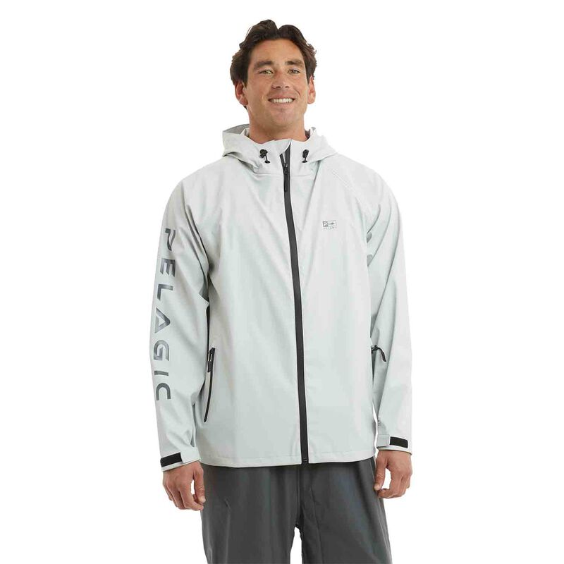 Pelagic Men's Chubasco Jacket, in Light Grey, Size Medium | by West Marine