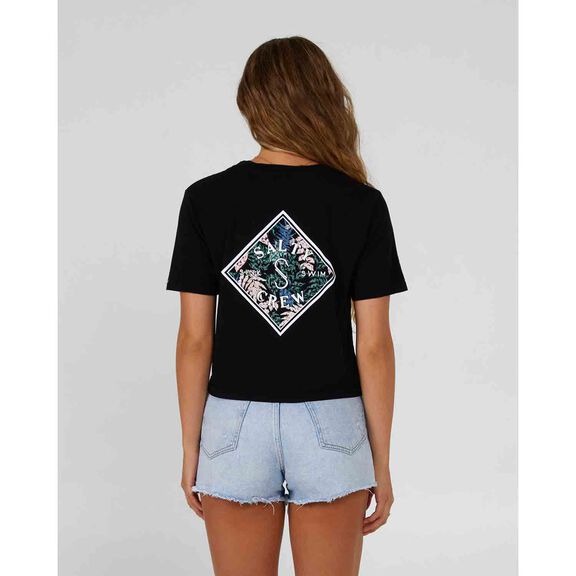 Women's Tippet Fill Crop Shirt image number 0
