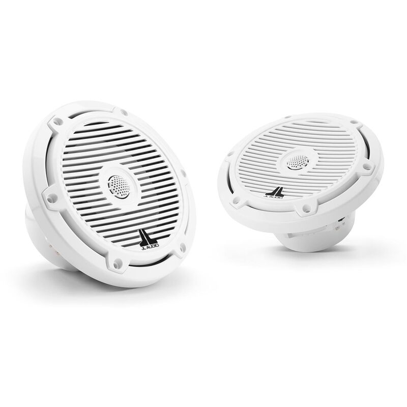 M3-650X-C-Gw 6.5" Marine Coaxial Speakers, White Classic Grilles image number null