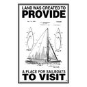 A Place for Sailboats to Visit Poster, White image number 0