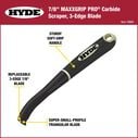 Carbide 3-Edge Scraper 7/8'' image number 2