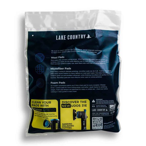 Pad 8" Double Sided Quick Disconnect White Compounding image number 3
