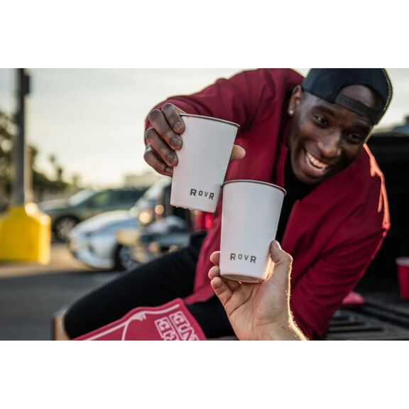 16oz. ChillR Ceramic Coated Stackable Tumblers, 4-Pack, Powder image number 1