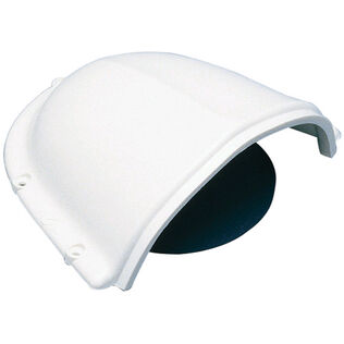 PVC Clamshell Vent, 3"H x 5-3/8"W x 6-3/4"L