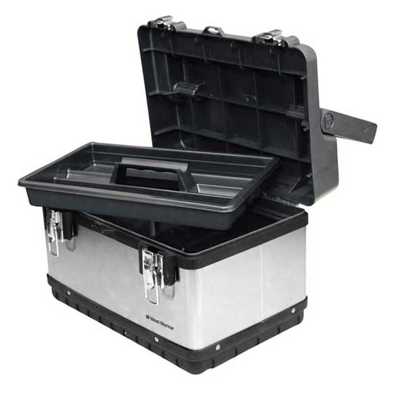 WEST MARINE HeavyDuty Stainless Steel Tool Box West Marine