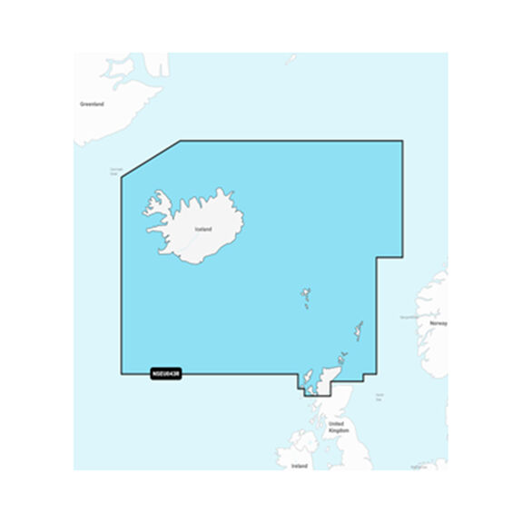 Garmin Navionics Vision+ EU043R Iceland to Orkney, Electronic Chart image number 0