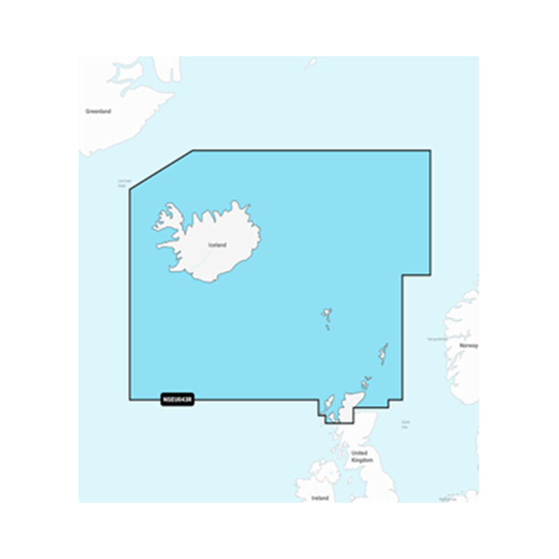 Garmin Navionics Vision+ EU043R Iceland to Orkney, Electronic Chart | by West Marine