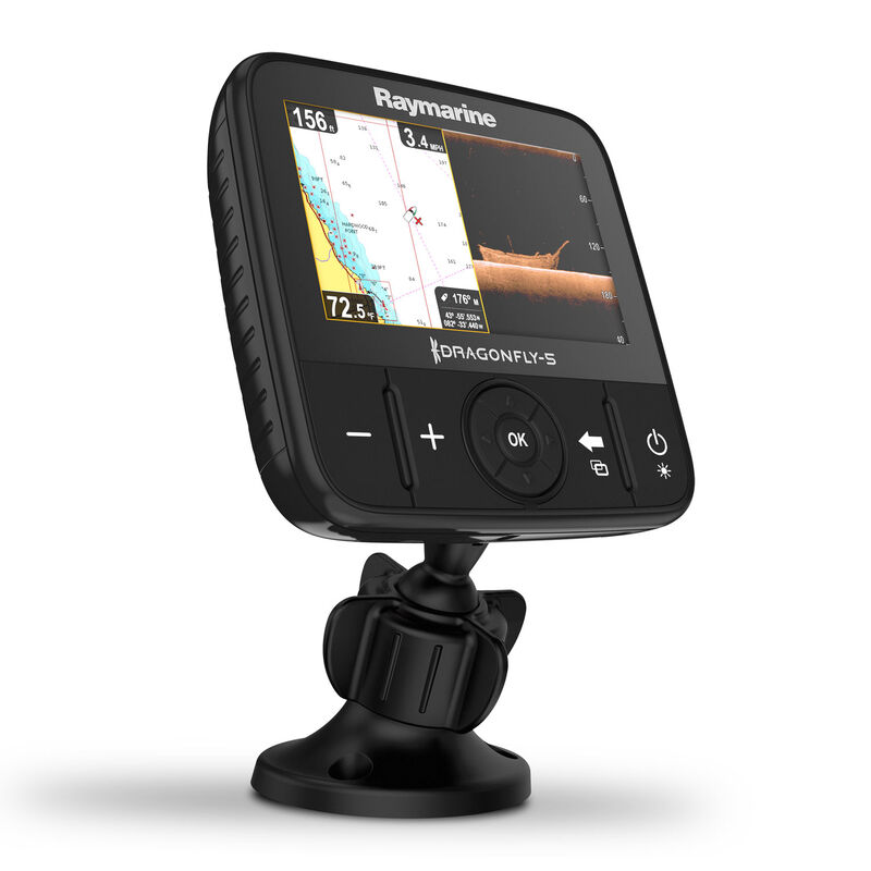 RAYMARINE Dragonfly™ 5 Pro Fishfinder/Chartplotter Combo with Transom