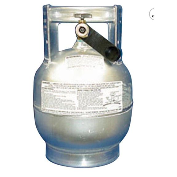 Aluminum LPG Cylinder, 20 lb. (5 gal) Vertical Orientation image number 0