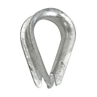 7/8" Rope Thimble, Galvanized Steel