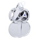 Trinidad Transom Shower Cold Only, Chrome Cup & Lid, Hammer-Head Arctic White Sprayer, 10' White Rubber Hose, Chrome Trinidad Handle image number 0