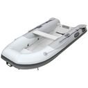 RIB-350 Fiberglass Double Floor Inflatable Boat, 11ft 5in Length, Hypalon UV Resistant Material, 1320lb Capacity image number 0