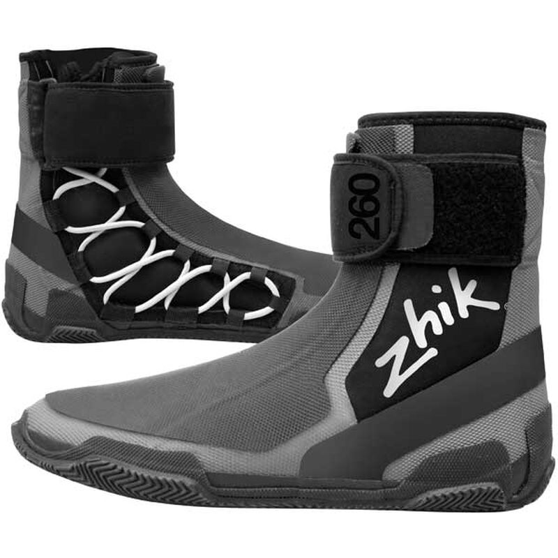 260 High-Cut Soft Sole Boots, Black/Gray, 5 image number 0