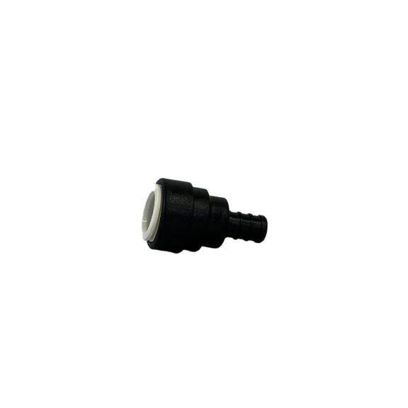 EcoPoly 1/2" Push-On x 1/2" Barb Transition Fitting image number 0