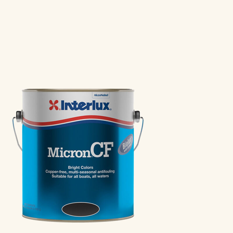 INTERLUX Micron® CF Antifouling Paint, Shell White, Gallon West Marine