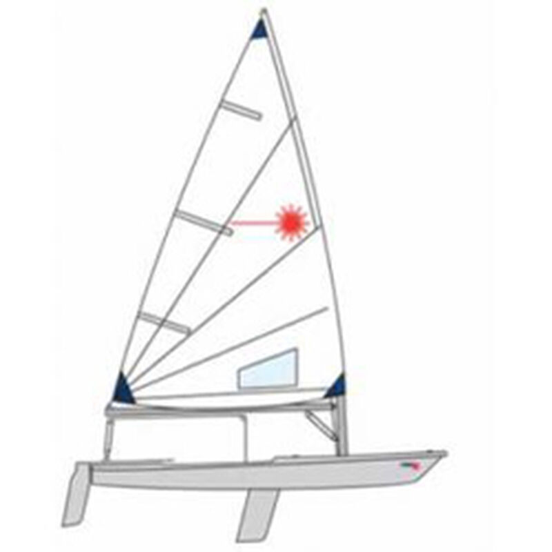 RUDDER DOWNHAUL, 5' LOA, FSE Robline 8-Plait, Red (5mm), whipping each end image number 0