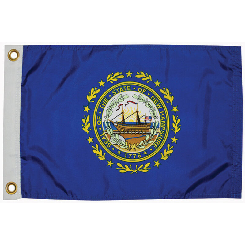 New Hampshire State Flag, 12" x 18" image number 0