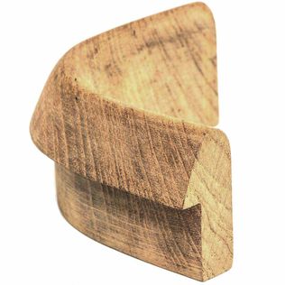 Teak Rail Molding, Inside Corner, 1 3/16" x 5/8"
