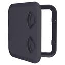 SEAFLO 14.76" x 14.57" Black Rectangular Deck Access Hatch image number 0