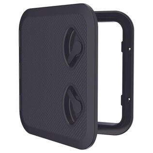 SEAFLO 14.76" x 14.57" Black Rectangular Deck Access Hatch