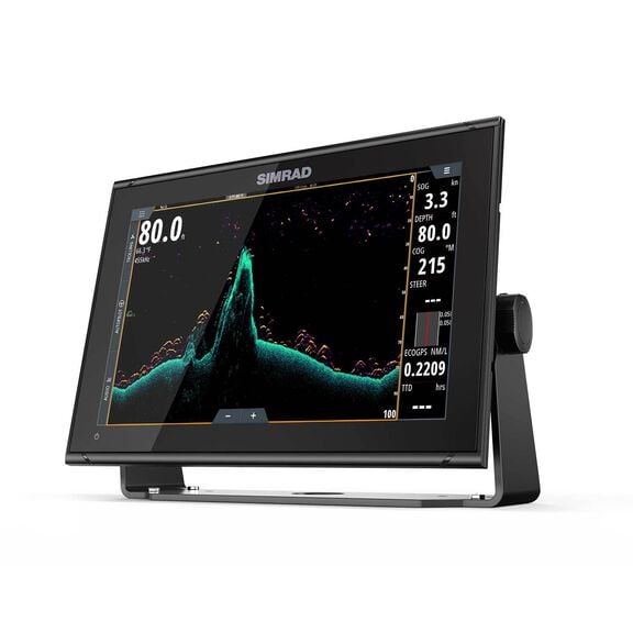 GO12 XSE Chartplotter Navigation Display with 4G&trade; Radar and TotalScan&trade; Transducer image number 1