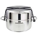 Professional Series Gourmet Nesting 10-Piece Stainless Steel Induction Cookware Set with Ceramica&reg; Non-Stick image number 2