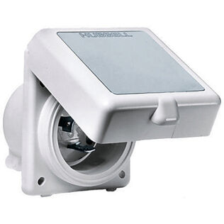 Hubbell Marine Hull Inlet , 16a 230V, Non-Metallic